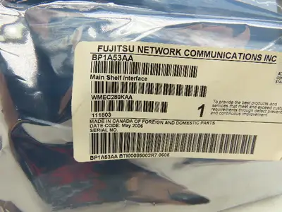 Fujitsu WMEC280KAA BP1A53AA R7 Main Shelf Interface Network Communication Module