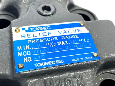 Tokimec TCG62-06-CVY-B-P2-T Pressure Relief Valve