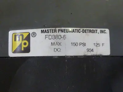 USED MASTER PNEUMATICS FD380-6