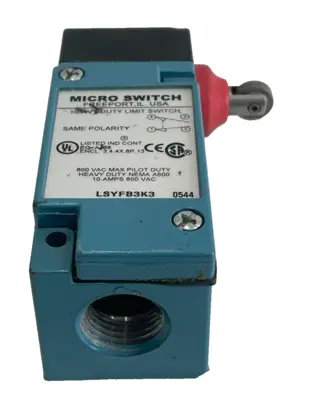 NEW HONEYWELL MICROSWITCH LSYFB3K3 HEAVY DUTY LIMIT SWITCH