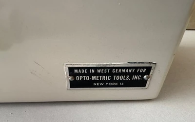 WEST GERMANY OPTO METRIC TOOLS Optical Devise Ernst Leitz Wetzlar 2208 Lenses