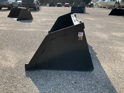 Used TOMAHAWK 78" SNOW/ MULCH BUCKET Skid Steer Buckets Michigan US | Miedema Asset Management Group #1342283