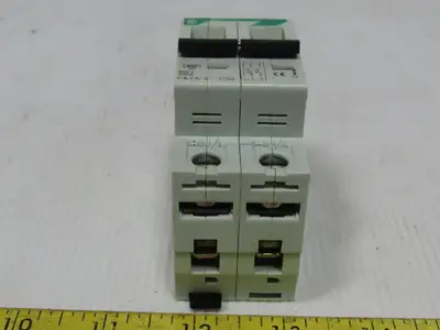 Moeller FAZ6-2-C32 32AMP 2 Pole Circuit Breaker DIN Rail Mount