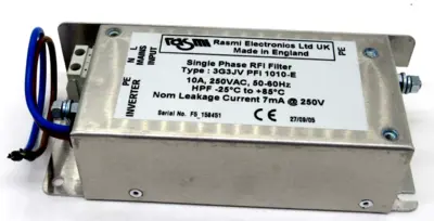 NEW RASMI ELECTRONICS 3G3JV-PFI-1010E RFI FILTER 3G3JVPFI1010E