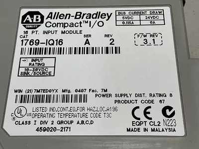 USED ALLEN BRADLEY 1764-28BXB SER B