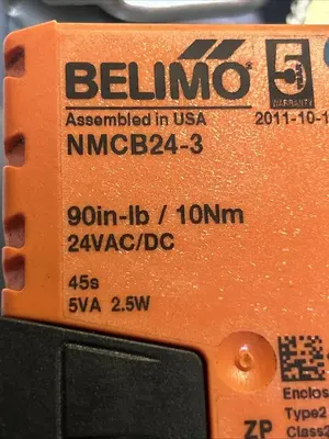 Used BELIMO NMCB24-3 HVAC Parts and Equipment | Surplus Asset Holdings #1191179