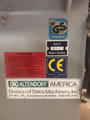 Used 1996 ALTENDORF F45 SLIDIGN TABLE SAW Woodworking Table Saws Texas US | South Texas Machinery #1338160