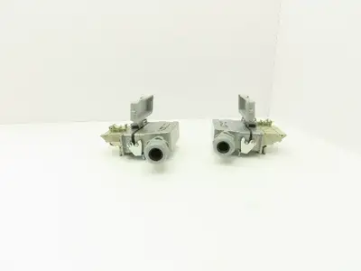 Phoenix Contact 24-Pin 16A Male Female Connector HC-KA Terminals Lot of 4