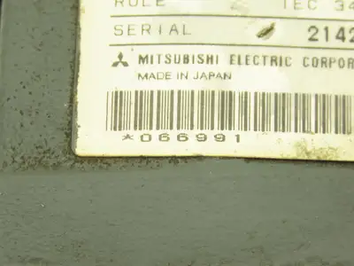 Mitsubishi GM-HM-RL Gearmotor 80:1 Reducer 0.1kw 22.5rpm 220V LH Output