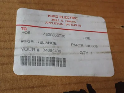 USED RELIANCE 14C303