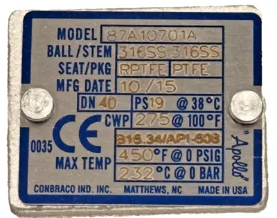 NEW APOLLO 87A10701A