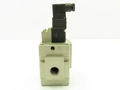 SMC VG342-5DZ-04A-E 3 Port Pilot Poppet Solenoid Valve 24 Volt DC Coil
