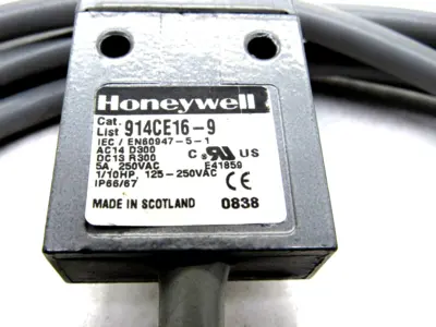 NEW HONEYWELL 914CE16-9 LIMIT SWITCH SIDE ROTARY 914CE169
