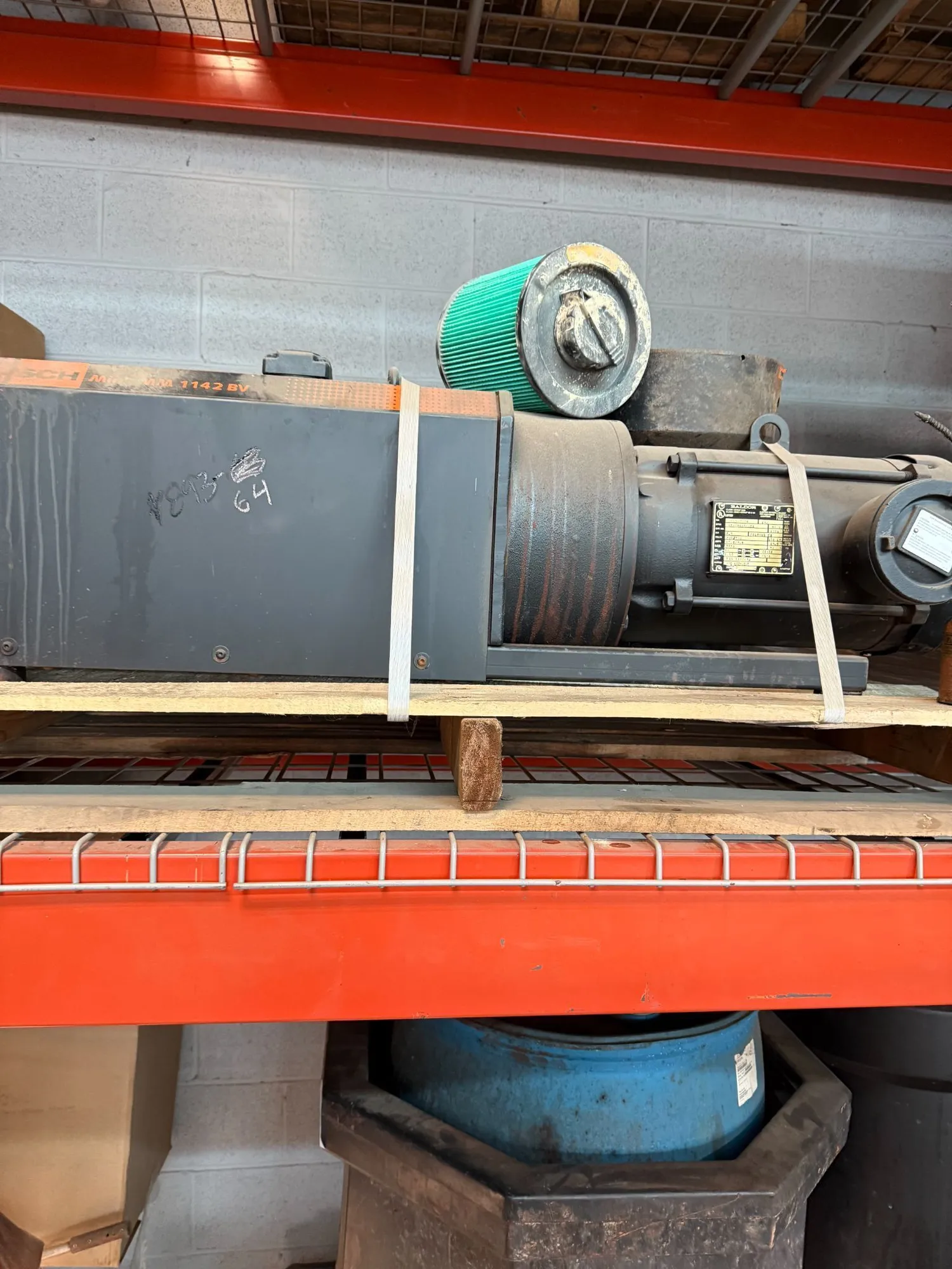 USED BUSCH VACUUM PUMP