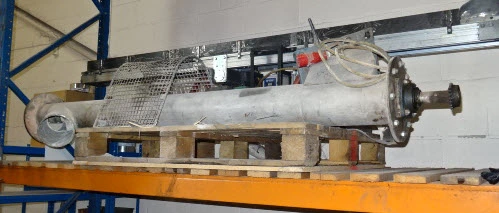 S/S Tubular Screw Auger Conveyor 150 mm dia 2,000 mm long 0.75 kw