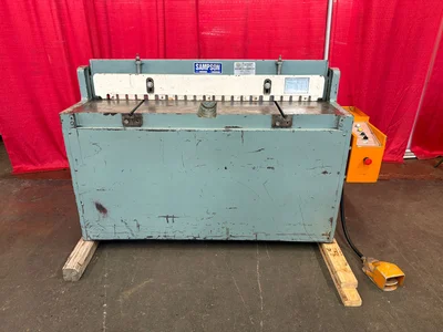 Pre-owned SAMPSON HYDRAULIC, POWER SQUARING SHEAR