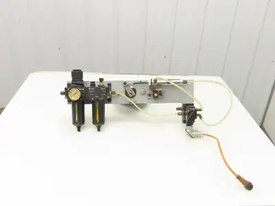 Parker Pneumatic Cylinder Actuated 5" Butterfly Valve 150psi 24VDC Solenoid