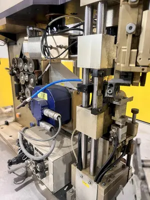 MEGOMAT MODEL #ASM3001A WIRE CUTTING & PROCESSING MACHINE: STOCK #20096