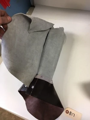 New Side Split Leather Boot Covers 15" Warranty! Fast Shipping!