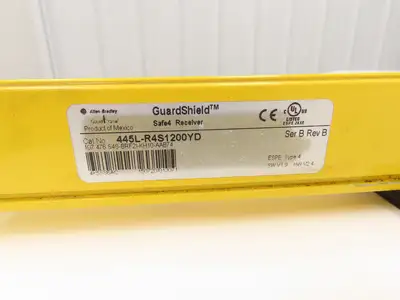 A-B 445L-R4S1200YD Guardshield Light Curtain Safe4 Receiver Parts Only 1200mm
