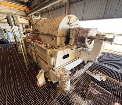 (3) Bird 36 x 72 solid bowl decanter centrifuges, 316SS.