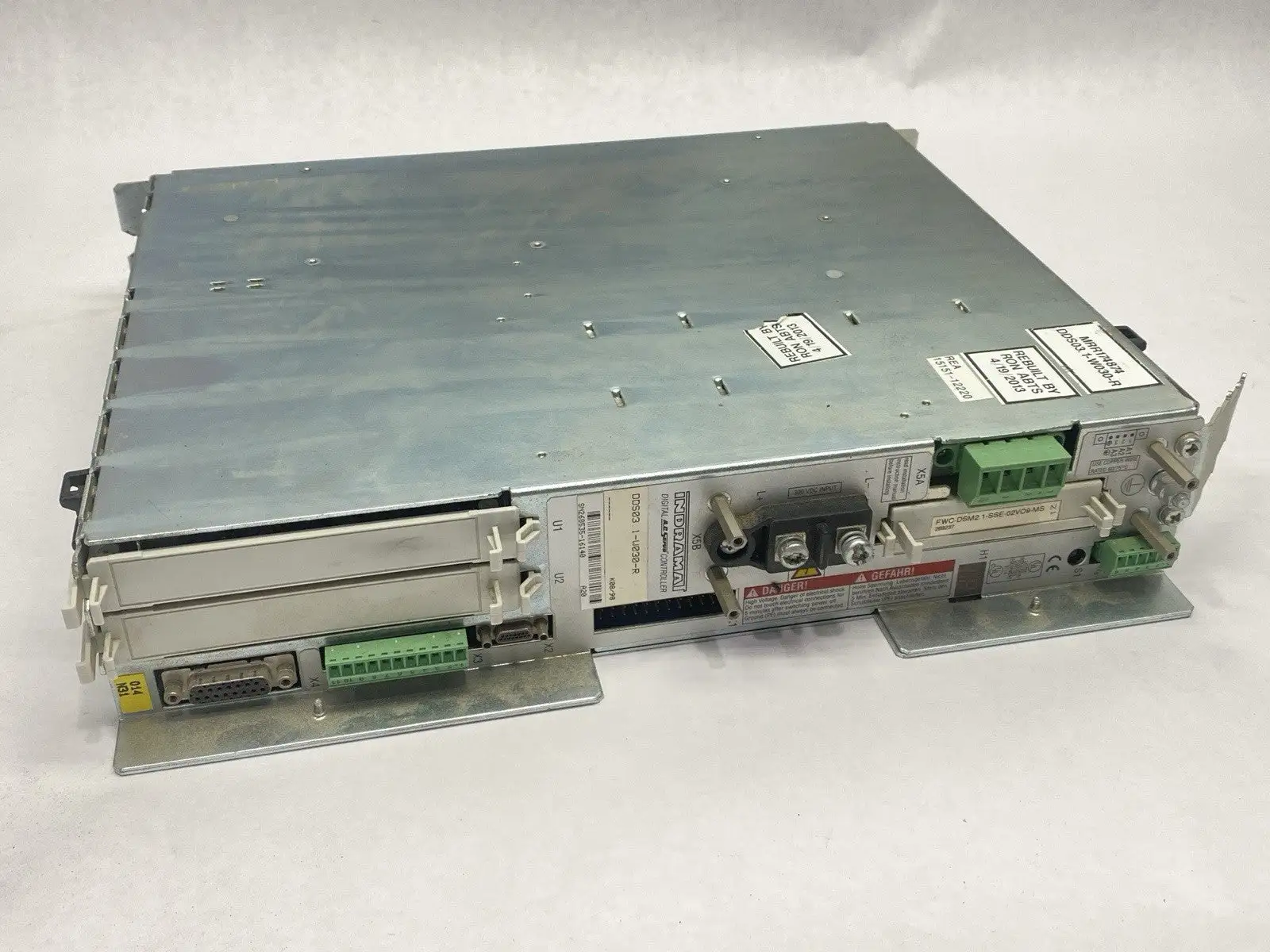 USED INDRAMAT AC SERVO CONTROLLER W/ FWC-DSM2.1-SSE-02VO9-MS
