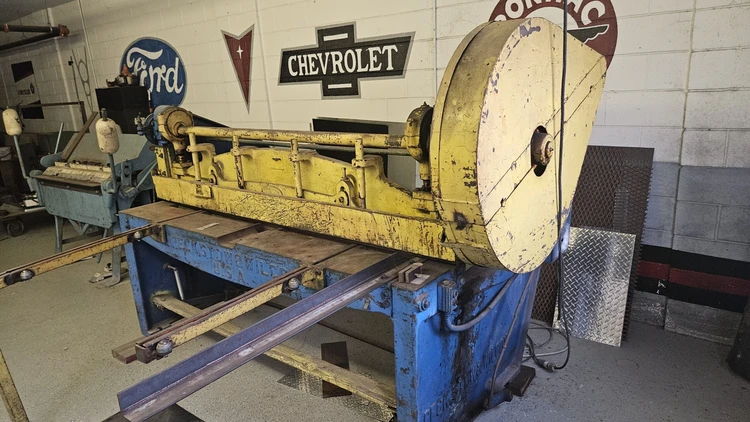 Used PECKSTOW MANUAL/MECHANICAL SQUARING SHEAR Sheet Metal Shears Texas US | Texas Machinery Exchange #987586