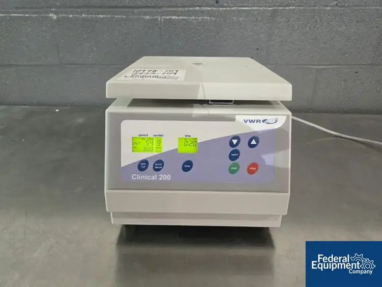 Used VWR VWR Centrifuge, model Clinical 200 Centrifuge - Floor Ohio US | Federal Equipment Company #1338455