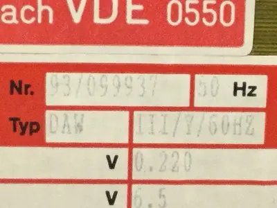 USED ISMET 93/099937