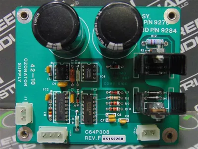 Thermo Environmental 42-10 Ozonator Supply Board C64P308 Rev. F Used