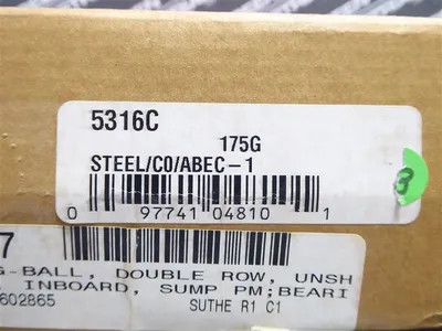 MRC 5316C Double Row Angular Contact Bearing 175G New