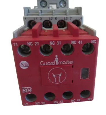 ALLEN BRADLEY 100S-C09EJ404C SAFETY CONTACTOR SER A 100SC09EJ404C NEW, SURPLUS