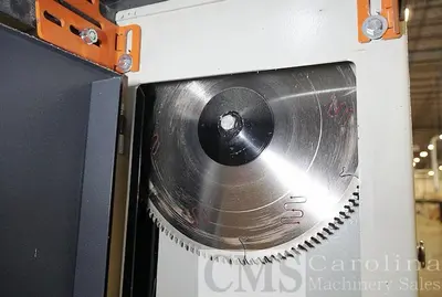 USED CANTEK CHOP SAW WITH INFEED