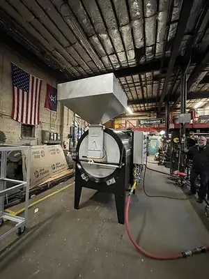 Bauer 322 1000 lb/hr Batch Dry Nut Roaster