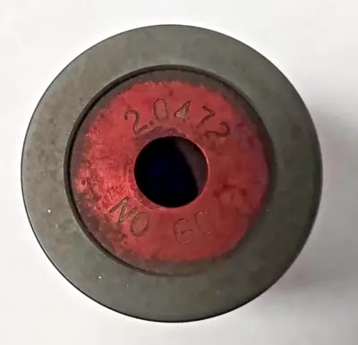 Tungsten Carbide Plug Gage 2.0472" No Go Inspection Measurement