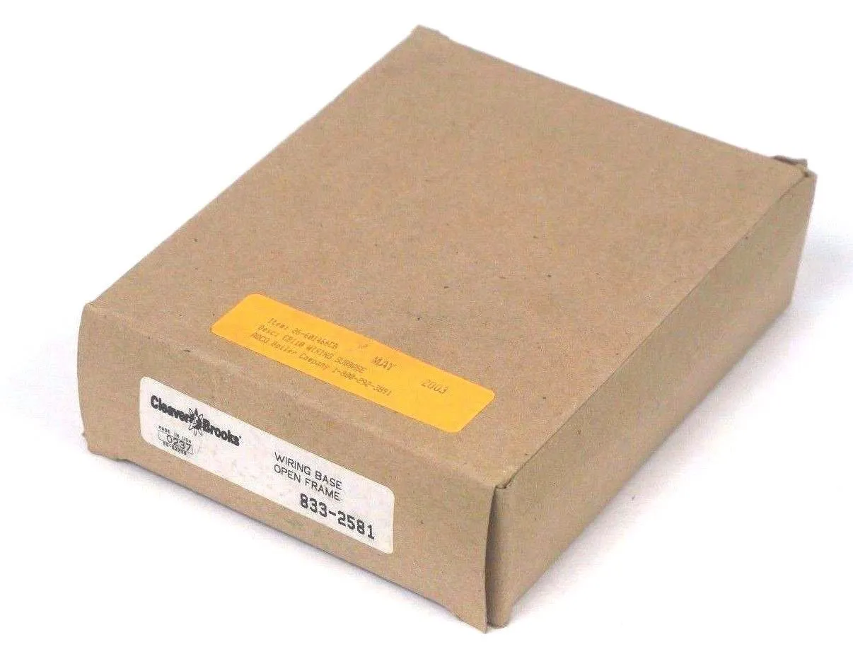 NEW CLEAVER BROOKS 833-2581 WIRING BASE 8332581