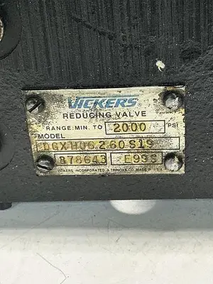 USED VICKERS DGXH06260S19