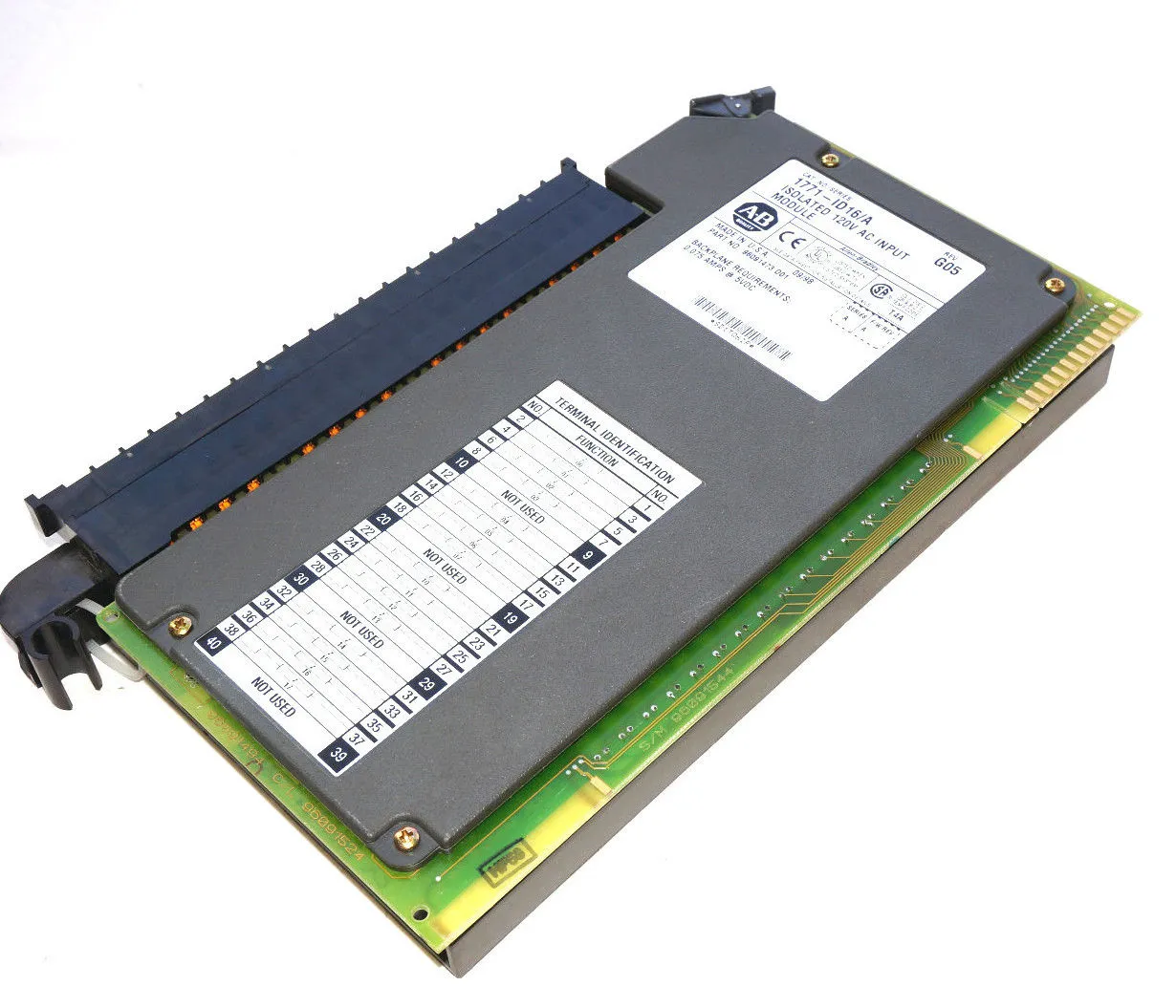 ALLEN BRADLEY 1771-ID16/A I INPUT MODULE 1771ID16A