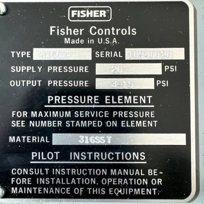USED Fisher 4150K