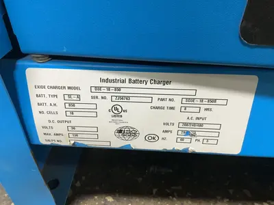 Used EXIDE D3E18850 Battery Chargers Ohio US | HGR 24 #1345959