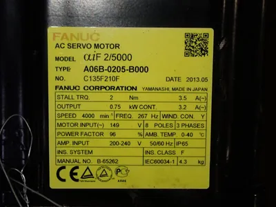 USED 2013 FANUC A06B0205B000
