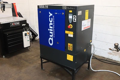 Used 2018 Quincy QCS-10, 10 HP, Rotary Screw Rotary Screw & Sliding Vane Air Compressors New Jersey US | Machinery Values #1460697