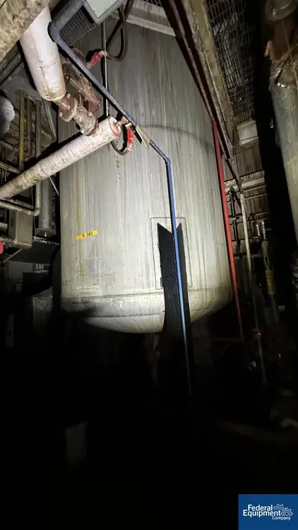 Used Niles Steel Tank Co. 2600 Gal Niles Steel Tank Receiver, 304 S/S, 100# Stainless Steel Tanks Michigan US | Federal Equipment Company #127654