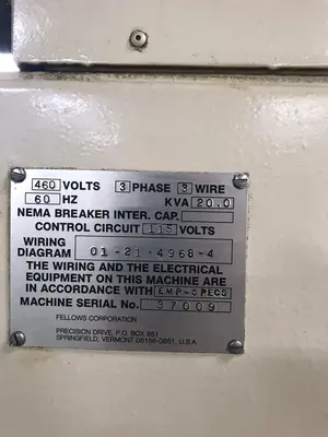Used 1991 FELLOWS FS400-125 Gear Shapers Illinois US | Machinery Marketing International #1340286