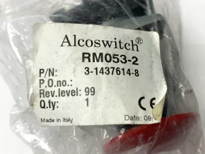 New | in-Stock TE CONNECTIVITY ALCOSWITCH RED MUSHROOM PUSHBUTTON 22MM PUSH-PULL Relays & Switches Michigan US | Maverick Industrial Sales #1091726
