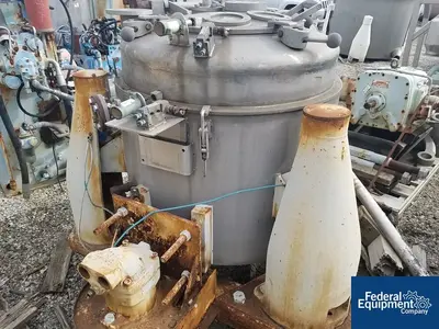 USED Ellerwerk 24" X 16" Ellerwerk (Sanborn) Basket Centrifuge, S/S