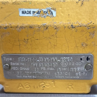 Used Emerson ES0100.U2A06A.19K0 Valves/Fittings Indiana US | J&J Industrial Supply #1404031