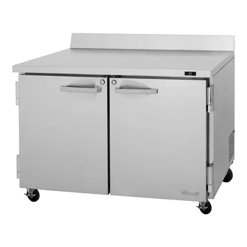 Turbo Air PWR-48-N 48 1/4" Worktop Refrigerator w/ (2) Sections, 115v