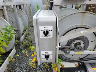Electric Hose Reel w/ Motor & Speed Reducer