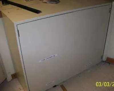 QTY. 13. LABORATORY WALL CABINETS 2 DOOR....